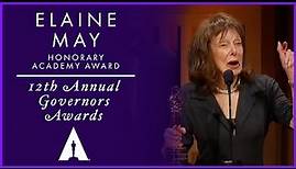 Elaine May receives an Honorary Award at the 12th Governors Awards