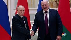 Putin announces plan to station tactical nuclear weapons in Belarus