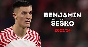 Benjamin Šeško 2023/24 - The Complete Striker | Magic Skills, Goals & Assists | HD