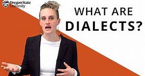 "What Are Dialects?": Oregon State Guide to Grammar