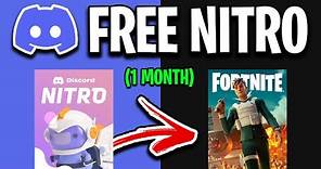 How To Get Free Discord Nitro In Fortnite! (1 Month)
