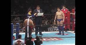 Nobuhiko Takada (c.) vs. Shinya Hashimoto IWGP Heavyweight Title (4.29 1996)