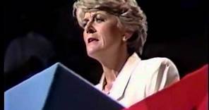 Geraldine Ferraro's Full Speech at the 1984 Democratic Convention