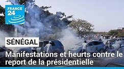 Sénégal : une manifestation contre le report de la présidentielle violemment dispersée