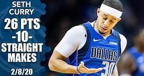 Seth Curry CATCHES FIRE, starts 10-for-10 with his dad on the Hornets' call | 2019-20 NBA Highlights