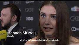 Wir sprechen mit Hannah Murray bei der GoT Premiere