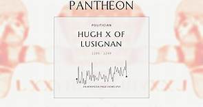 Hugh X of Lusignan Biography - 13th-century French aristocrat