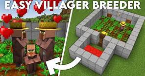 Minecraft Infinite Villager Breeder Tutorial - Easiest & Best Design
