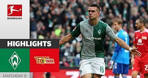 SV Werder Bremen - Union Berlin 2-0 | Highlights | Matchday 9 – Bundesliga 2023/24