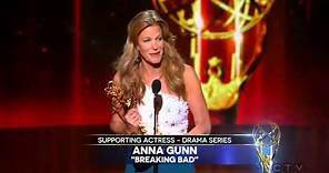 Anna Gunn wins an Emmy for "Breaking Bad" 2014