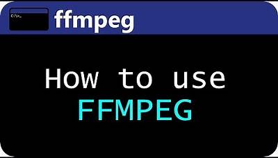 How to use FFMPEG