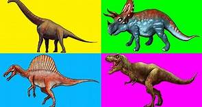 Juegos de Dinosaurios - Juegos de Puzzles de Dinosaurios T-Rex - Videos Infantiles - Juegos para Niños