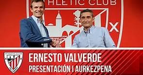 Presentación oficial I Ernesto Valverde - Nuevo entrenador del Athletic Club I Aurkezpen ofiziala
