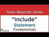 #31 Ruby Tutorial - Include Statement concept & codes in Ruby