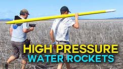 High Pressure Water Rockets