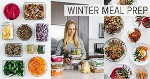 MEAL PREP for WINTER | healthy recipes + PDF guide