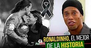 Ronaldinho el mejor jugador de la historia.