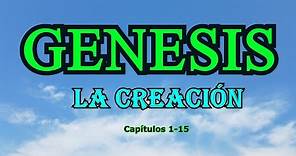 Génesis La Creación El Origen El Principio de todas las cosas Dios Creador