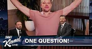 Jimmy Kimmel Allows Matt Damon Video Call During Ben Affleck Interview