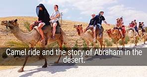 The Story of Abraham. | Camel ride | In the Genesis Land. ❤️ @Behold Israel Bible tour. #Holy Land
