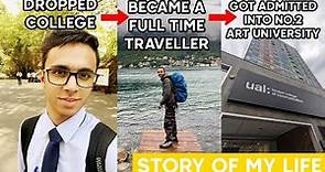 How I got admitted into University of the Arts London without a degree in Arts? | 🇮🇳 student story