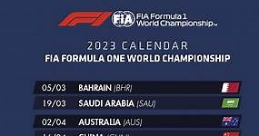 Calendario F1 2023: Todas las fechas y circuitos de la temporada