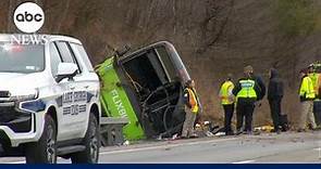 Tour bus crashes in upstate New York; multiple injured
