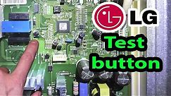 LG refrigerator test and reset button
