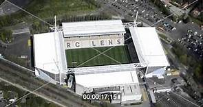 Stade Bollaert-Delelis in Lens in Nord-Pas-de-Calais Picardie, Frankreich