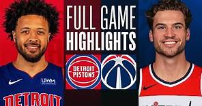 PISTONS at WIZARDS | FULL GAME HIGHLIGHTS | March 29, 2024