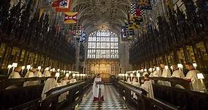 Which British monarchs are buried at St George’s Chapel Windsor?