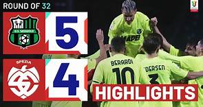 SASSUOLO-SPEZIA 5-4 AP | HIGHLIGHTS | Sassuolo claim tough win | Coppa Italia Frecciarossa 2023/24