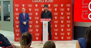 Rueda de prensa de Nemanja Gudelj para valorar su renovación con el Sevilla