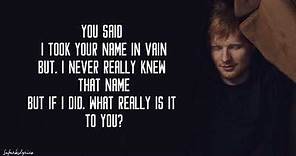 Ed Sheeran - Hallelujah (Lyrics)