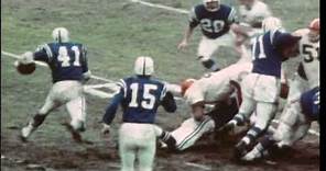 1968 NFL Championship Browns vs Colts