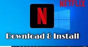How To Download Netflix on Laptop