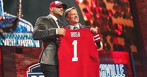 WATCH: 49ers Select DL Nick Bosa No. 2 Overall in the 2019 NFL Draft