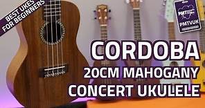 Cordoba 20CM Solid Mahogany Concert Ukulele - Quick Look & Demo