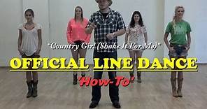 Official Country Girl Line Dance "How-To"