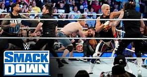 Knight, Cena, Rhodes & Uso brawl with Bloodline & Judgment Day!: SmackDown highlights, Oct. 6, 2023