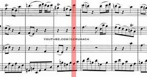BWV 1047 - Brandenburg Concerto No.2 (Scrolling)