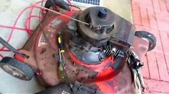 17 Year Old Briggs & Stratton Lawnmower,simple fix-up