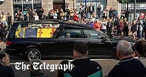 The late Queen's coffin leaves Balmoral Castle, beginning six-hour journey to Edinburgh