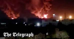 Drone attacks set Russian military planes ablaze in Pskov