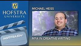 MFA in Creative Writing: Michael Heiss