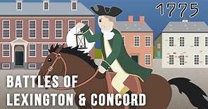Battles of Lexington and Concord April 19, 1775, (The American Revolution)