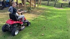 I just bought my first ride on mower! Troy Bilt TB30r