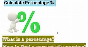 Percentage (%) in Maths | How to calculate percentage | Examples
