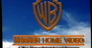 Warner Home Video (1994) Company Logo (VHS Capture)