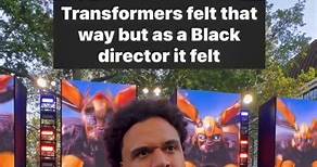 Steven Caple Jr., director of Transformers: Rise of the Beasts, European Premiere interview Interviewer - Rakeem Omar #fyp #blackthingsuk #transformers #blackdirector #stevencaple #london #europe #uk